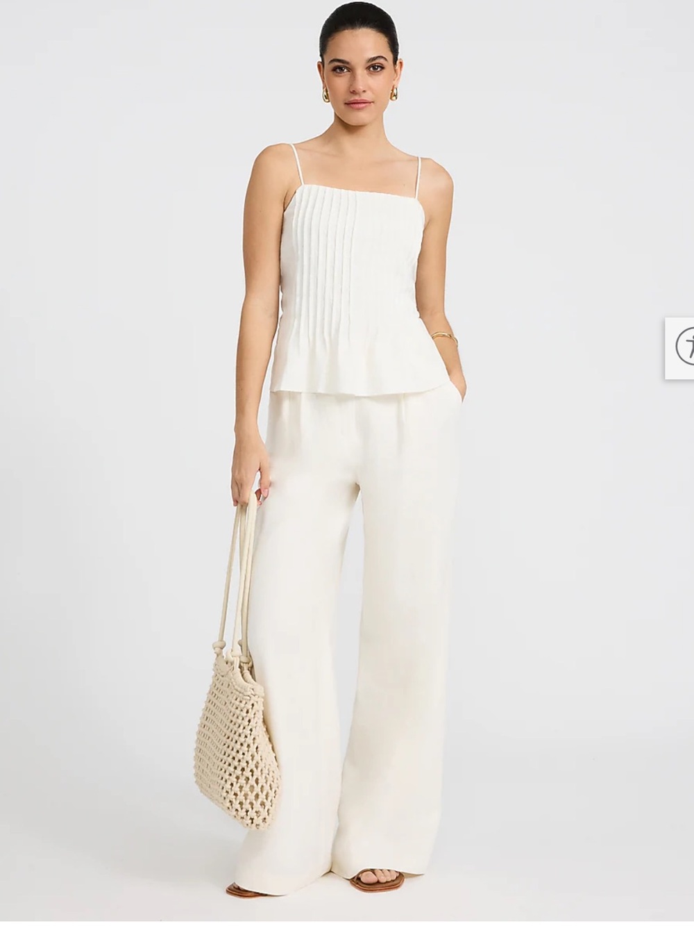 Summer-Blend Linen High Waisted Relaxed Trouser Express